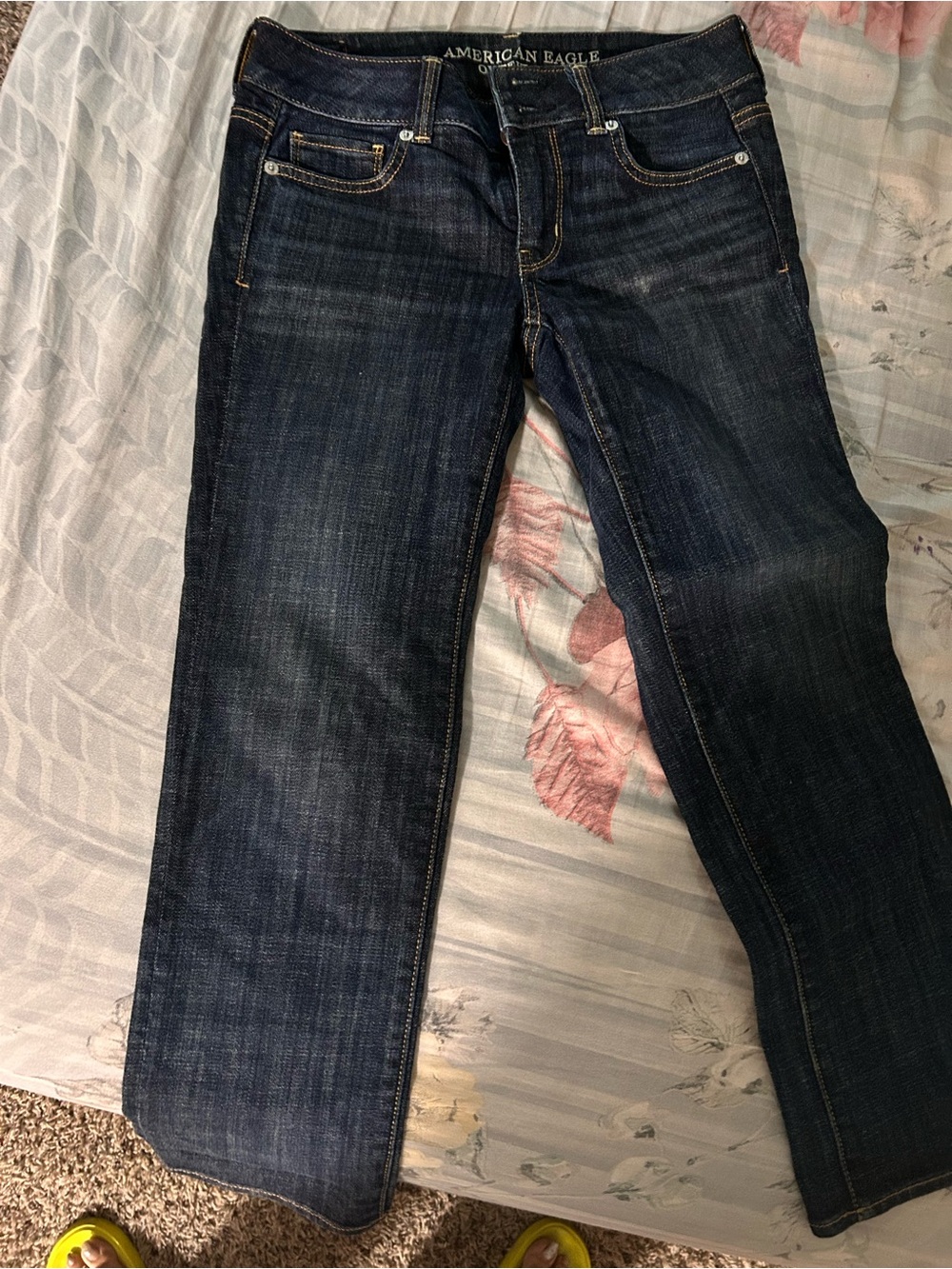 American Eagle Outfitters Dark Wash Straight Leg Jeans